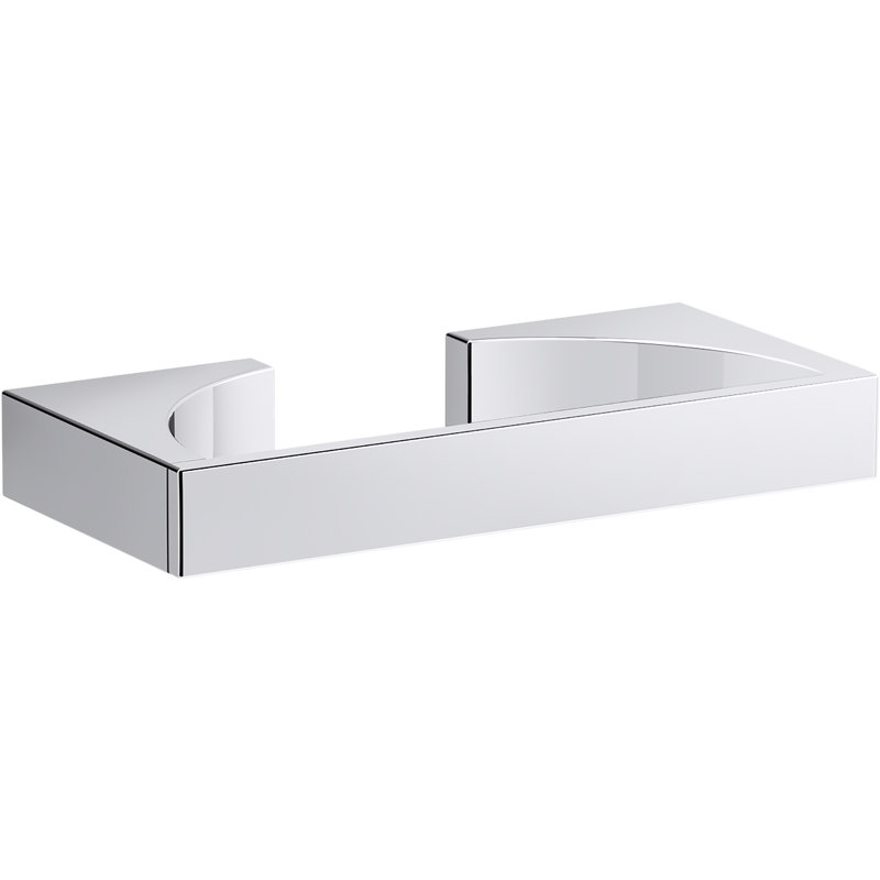 Minimal Toilet Tissue Holder, Polished Chrome