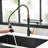 Purifier Kitchen Faucet Drinkinown Water Filter Kitchen Sink Faucets (Black And Nickel Gold )-117581112