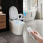  Toilette intelligente BCANHome avec chasse puissante 1000g MaP, lavage bidet sans réservoir, couvercle / siège à ouverture automatique, double chasse automatique 1,28 gallon, siège chauffant, lavage / séchoir à chaleur, fermeture douce, télécommande