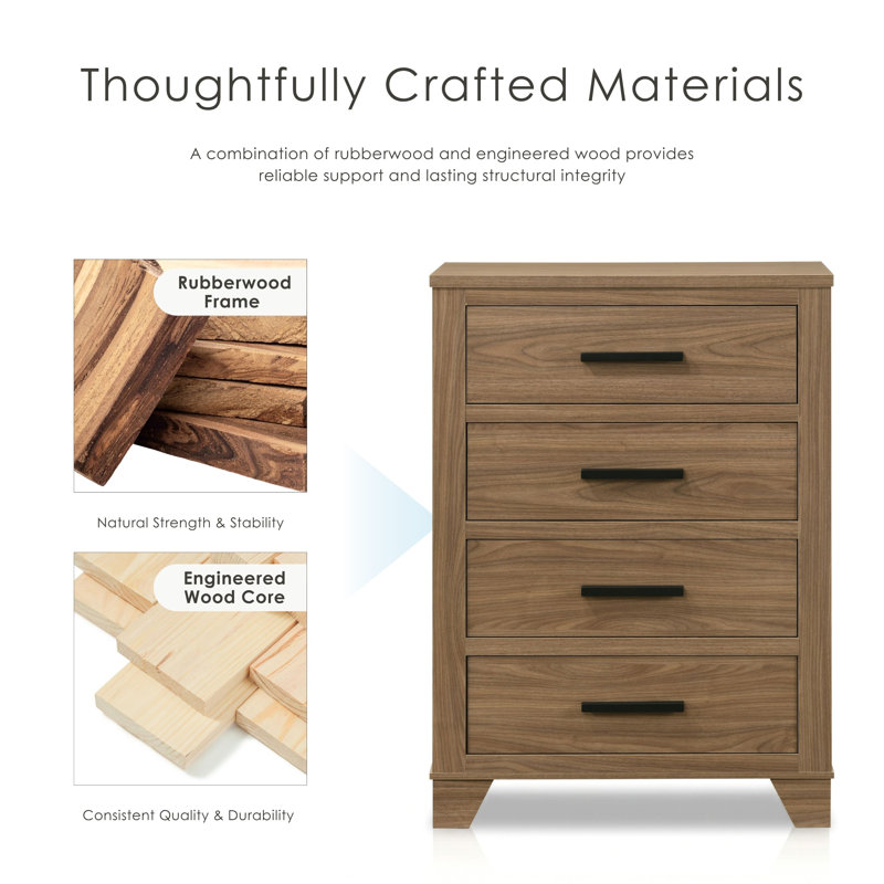  Antibes Rowane 4-Drawer Chest