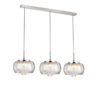 Rego 3 - Light Chrome Kitchen Island Pendant
