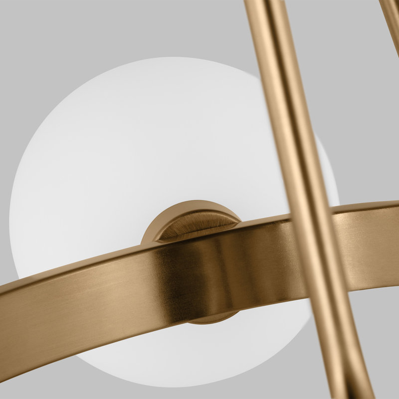 Loane 3-Light Chandelier, Satin Brass