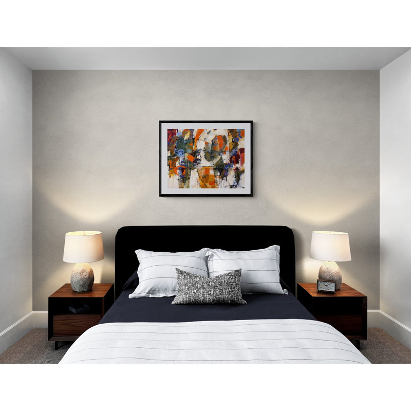 Impetus Print by Elizabeth Chapman, 24" H x 30" W, Black Framed Paper