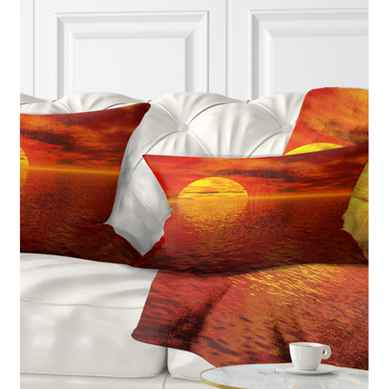 Coussin Sun, 12 po x 20 po, Rectangle