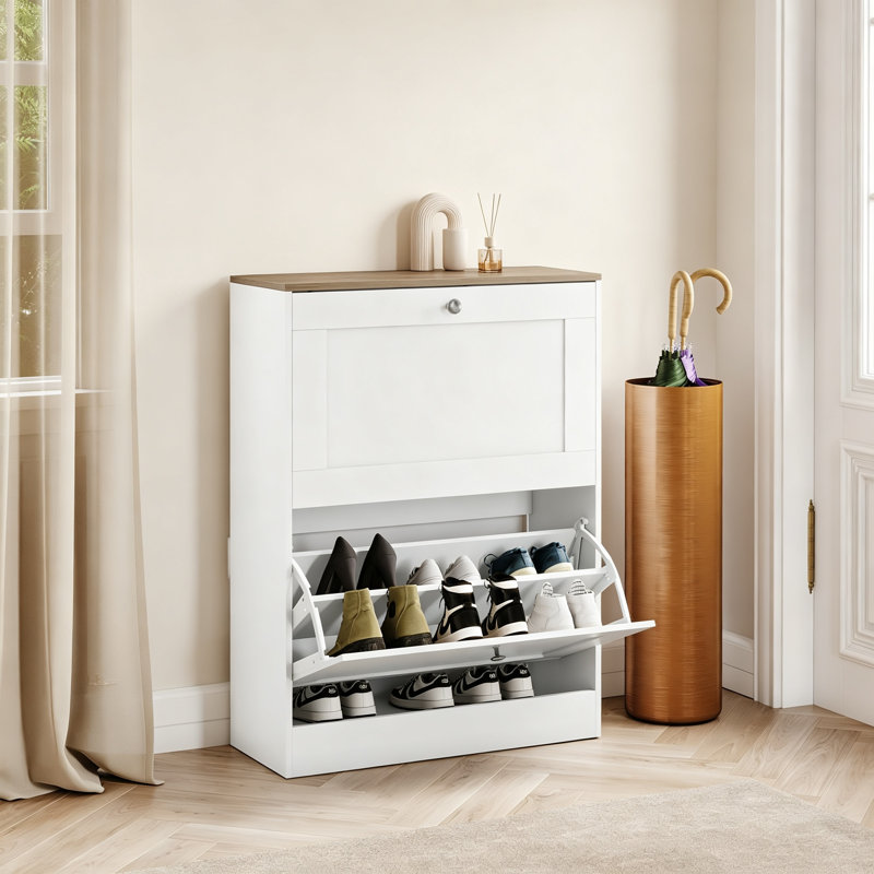 10 Pair Shoe Storage Cabinet