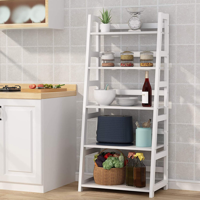 Almos 60cm W Metal Shelving Unit, White