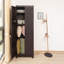 Grande armoire de rangement espresso à 3 tablettes-528352496