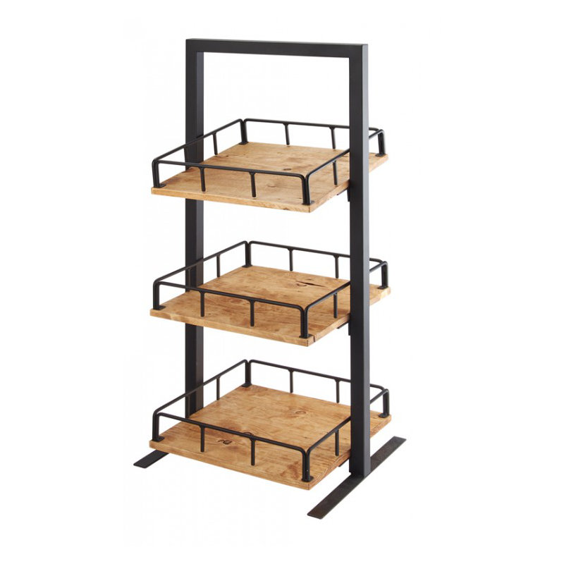 Merchandiser à 3 niveaux Madera