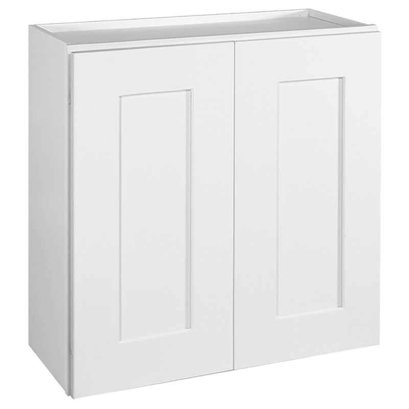 Armoire de cuisine style Shaker de Design House Brookings (prête à assembler), H 24 po x l 24 po, Blanc
