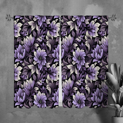 Rexann Room Darkening Curtain Pair