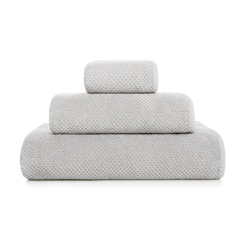 Bee Waffle Waffle Fingertip Towel, Silver, Washcloth