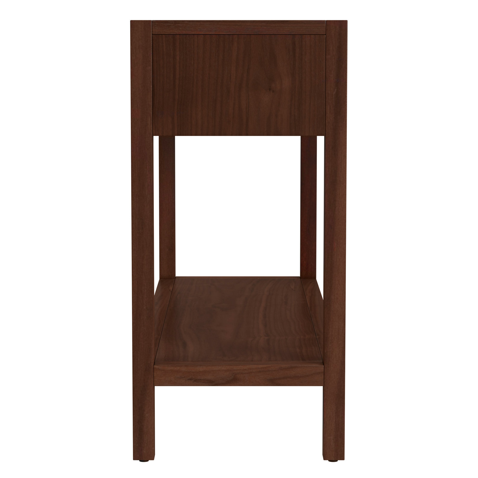 Elin 44" Console Table, Walnut Brown