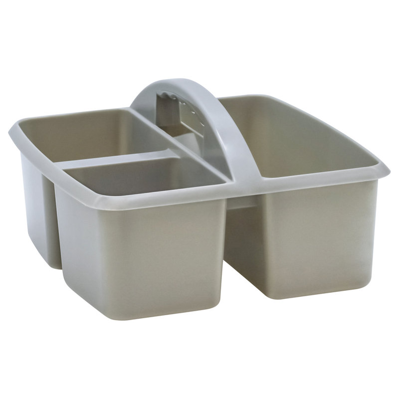 Ensemble de rangement de chevet en plastique avec rangement, gris