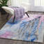 Tapis gris abstrait moderne fait à la main Versailles-2031022956