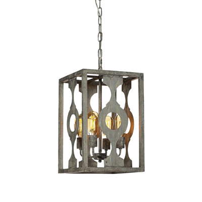 Balustrade 4 - Light Lantern Rectangle Pendant