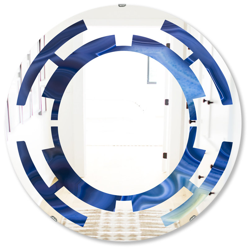 Miroir mural Space Agate, H 31,5 po x l po