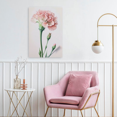 Œillets rose poudré - Art floral
