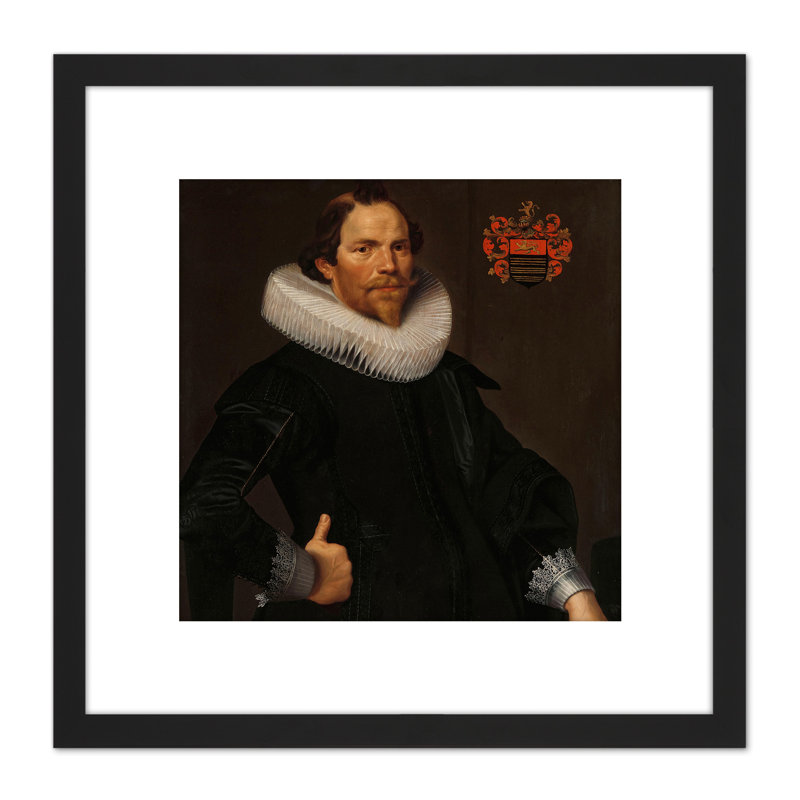 Portrait Pieter Van Son 1 Piece Single Picture Frame Painting