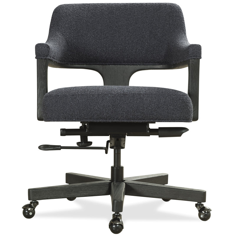 EC Swivel Executive Chair, Dark Gray, Black