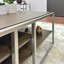 Ensemble de table de salon élégant trois pièces avec rangement pratique et structure en métal durable-362730252