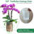 4inch 5 Pack Nursery Pots For Plant Thicken Plastic Orchid Pots With Drainage Holes-1063572516
