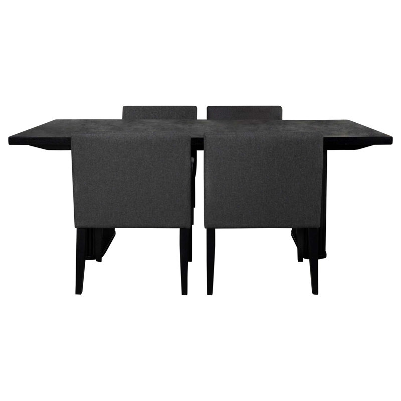 Ensemble de salle à manger 5 pièces, 5 pièces: table, 4 chaises