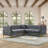 Corner Sofa, L-Shaped Sectional Couch, 5-Seater Corner Sofas with 3 Cushions-1727588326