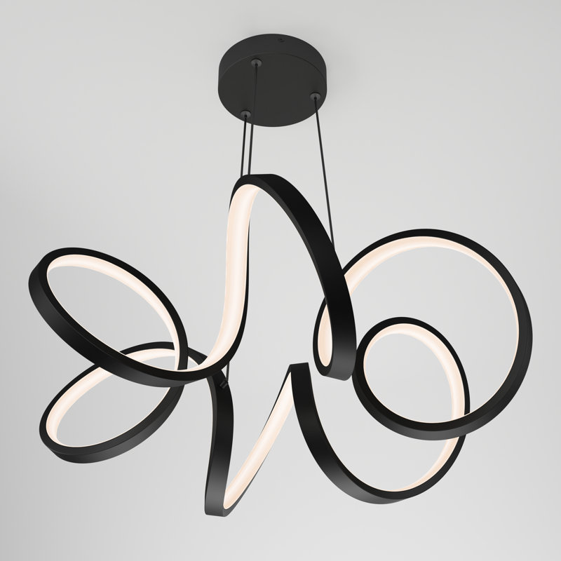 - Light LED Sphere Pendant, Black