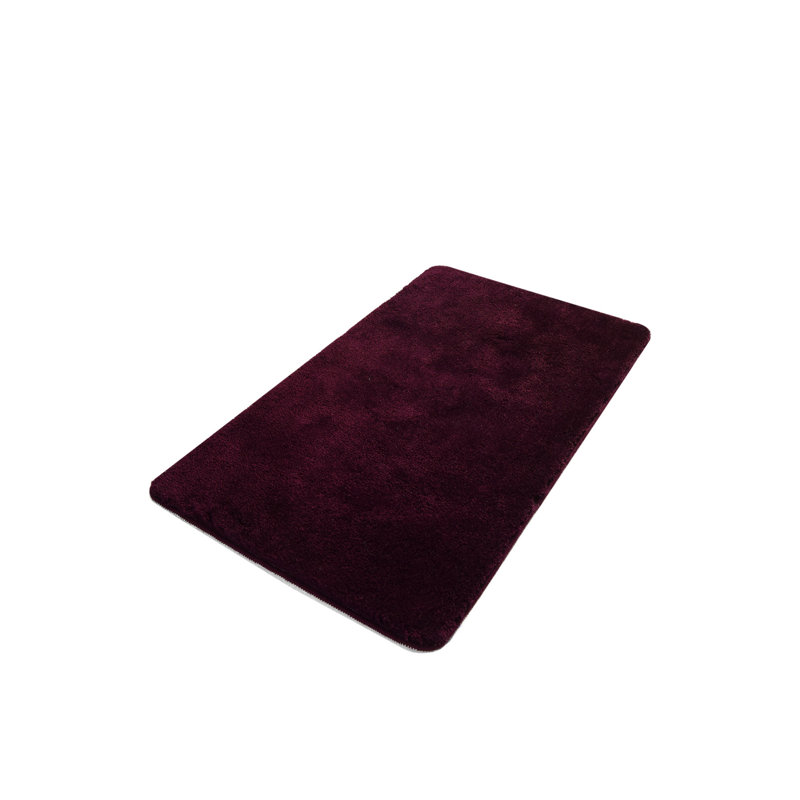 Margaretville Bath Rug, 1.18" H x 27.56" W x 47.24" L, Damson