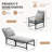Outdoor Metal Chaise Lounge Chair-1140879102