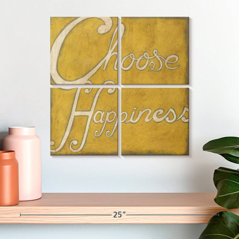 Tergel Choisissez le bonheur, H 18 po x l 18 po