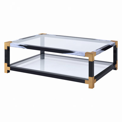 Table de salon en verre