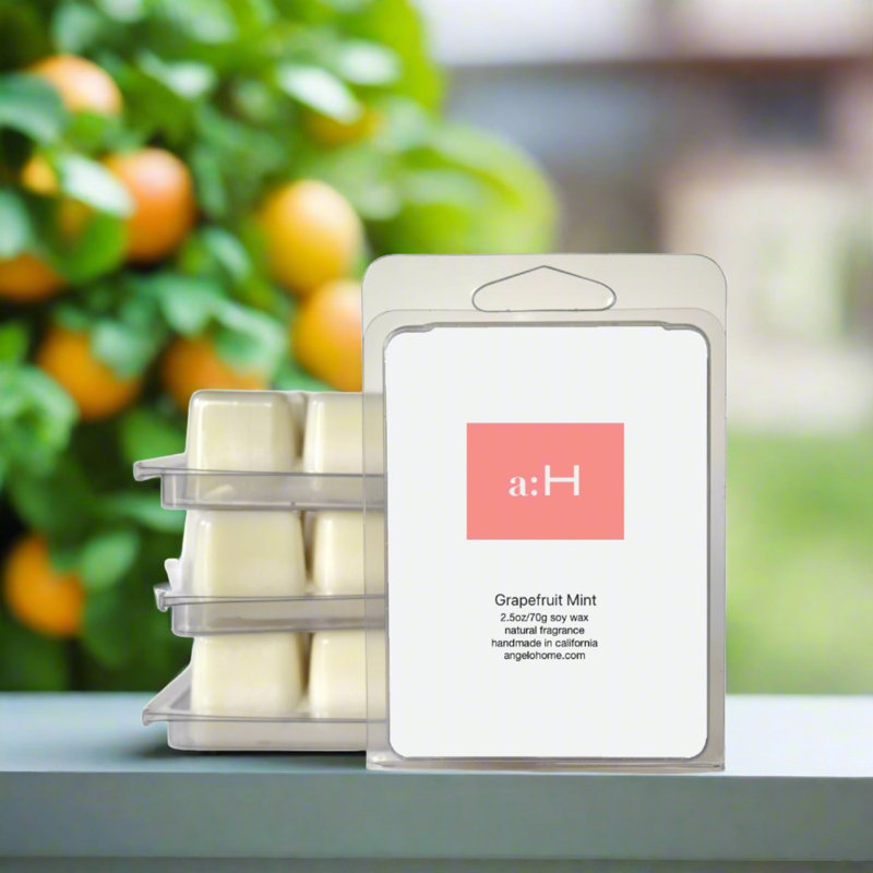 A: H Bougie à la menthe et au pamplemousse