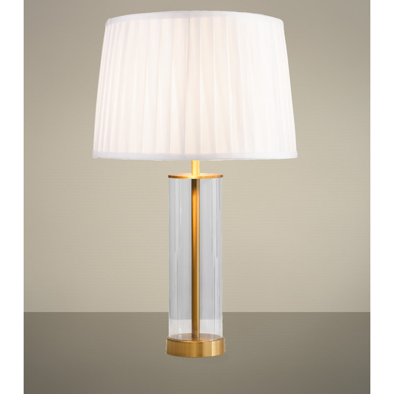 Albesa 57cm Table Lamp, Ivory/White