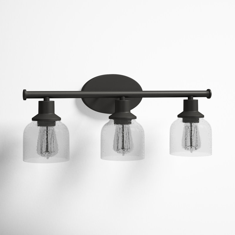 Nelda 3-Light Dimmable Bronze Vanity Light