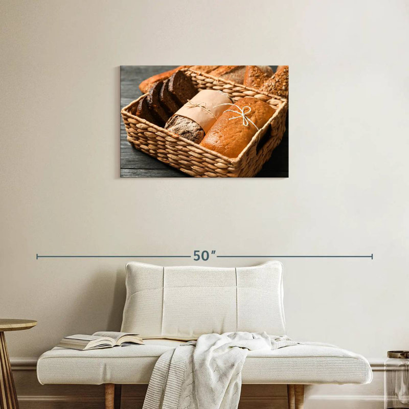 Yarlin Bread Gift Basket, 20" H x 30" W