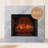 Uptown 23.96" Infrared Electric Fireplace Insert Heater - Brick Background-102742542