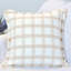 Ensemble de 2 housses de coussin en coton tissé à carreaux avec franges-106208498-106927794