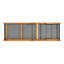 Chaise longue inclinable 78,75 po en acacia