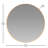 Adarius Accent Wall Mount Mirror with Aluminum Frame - Round Wall Mirror-666078761-666078762