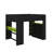 Full Size Wood Bunk Bed With Height-Adjustable Desk,Wardrobe,Ample Storage Space And RGB Light-1844446407