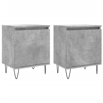 Bismarck 40cm W Iron Bedside Table