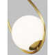Alain Single Light Glass Dimmable Pendant