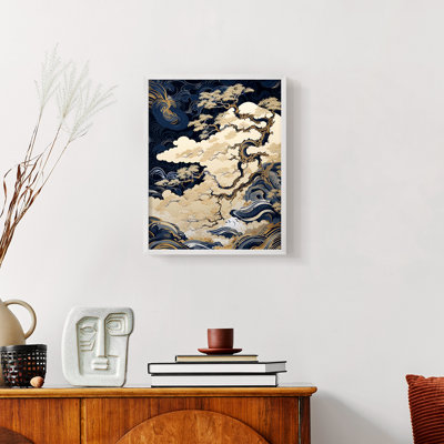 LANDSCAPES Series CLVI -Premium Framed Print -Ready to Hang - No Nails Required