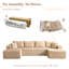 Canapé modulaire 3 pièces Cloud Compression-369525844