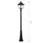 Lampadaire solaire Pagoda