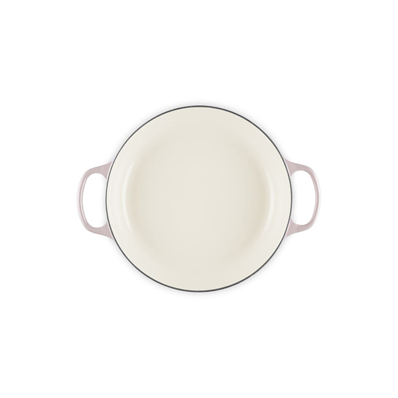 Le Creuset Signature Enameled Cast Iron Braiser with Lid, Shallot