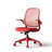 Ergonomic Mesh Task Chair with Flip-Up Arms and Lumbar Support for Small Spaces-527432894