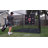 10' x 8' x 6' Golf Hitting Cage with 5-Ply Netting, 6-Zone Target & Ball Rollback for Full-Swing Practice