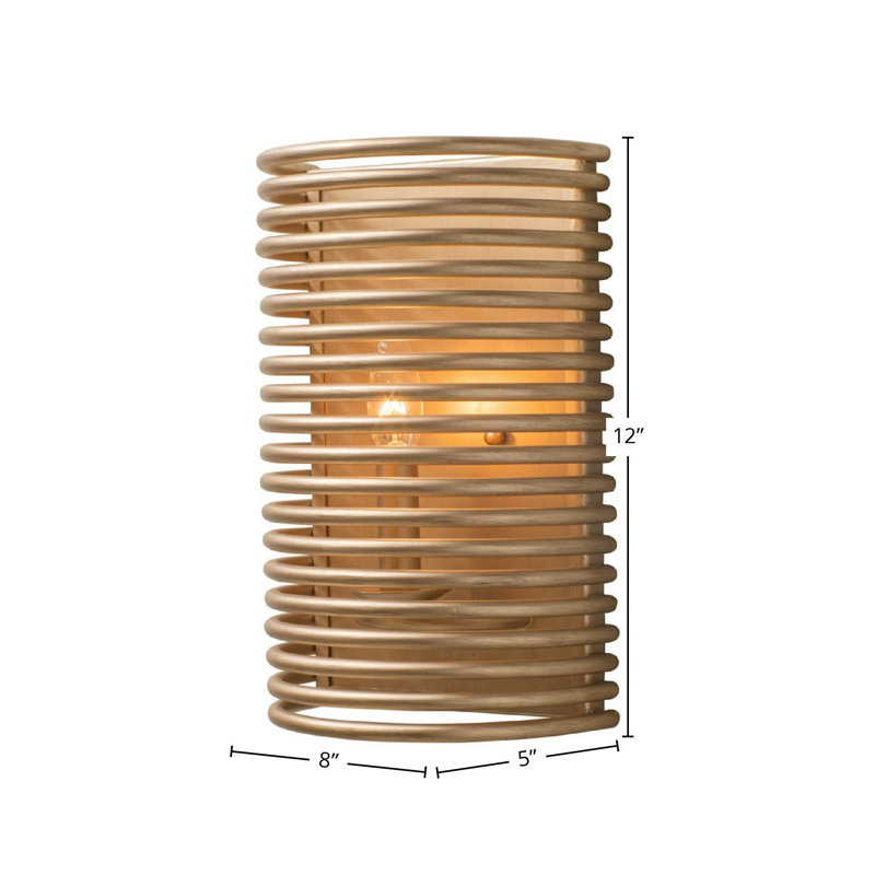 Applique murale dorée moderne 1L Emery Kalco